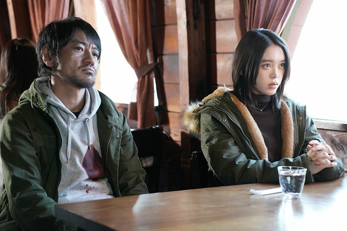 Masanori Mimoto and Akari Takaishi in Ghost Killer (2024)